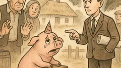 Dowcip: Młody agronom każe zabić świnię