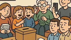 Dowcip: Demokracja w rodzinie? Kto ojcem?