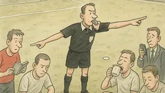 Dowcip: Sędzia podyktował pięć karnych...