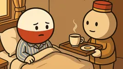 Dowcip: Jeśli dostajesz do łóżka kawę...