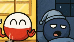 Dowcip: U nas poranek, u państwa noc...